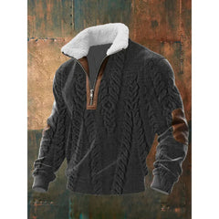 Koldo | Jersey con Cremallera Hombre Quarter Zip Forro Polar