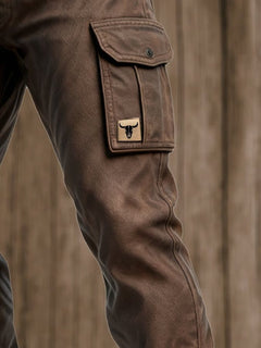 Koldo | Pantalón Cargo Hombre Bolsillos Laterales Corte Recto