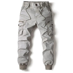 Koldo | Pantalón Cargo Jogger Hombre Bolsillos Laterales Puños Elásticos