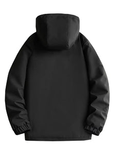 Koldo | Parka Impermeable Hombre Forro Polar con Capucha