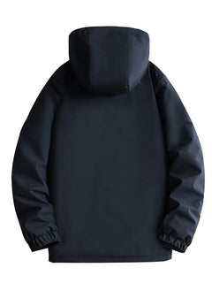 Koldo | Parka Impermeable Hombre Forro Polar con Capucha