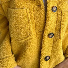 Laia | Chaqueta de Borreguito Mujer Botones Solapas