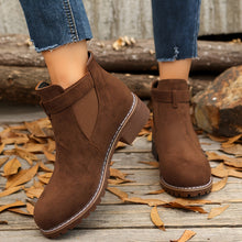 Laia | Women's Suede Chelsea Boots with Buckle Strap