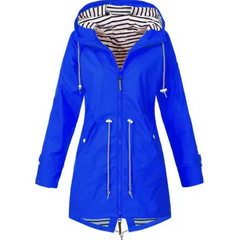 Laia | Chubasquero Impermeable Mujer con Capucha Cintura Ajustable