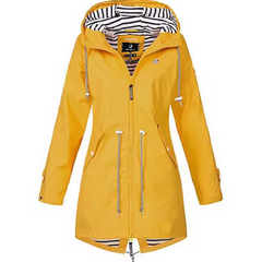 Laia | Chubasquero Impermeable Mujer con Capucha Cintura Ajustable