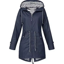Laia | Chubasquero Impermeable Mujer con Capucha Cintura Ajustable
