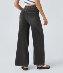 Laia | Jeans Wide Leg de Cintura Alta Mujer Pierna Ancha