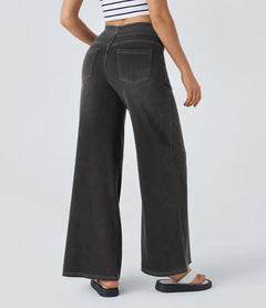 Laia | Jeans Wide Leg de Cintura Alta Mujer Pierna Ancha