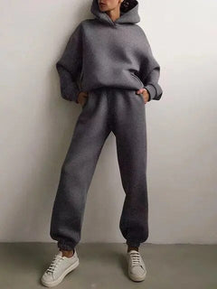 Laura | Conjunto Chándal Mujer con Capucha Sudadera y Pantalón