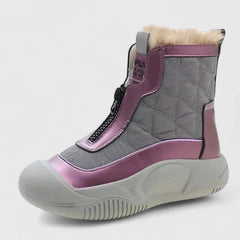 Leire | Botas Impermeables Mujer con Forro Interior Planas Cierre Frontal