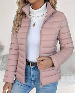 Leire | Chaqueta Acolchada Puffer Jacket Mujer Cuello Alto Cremallera