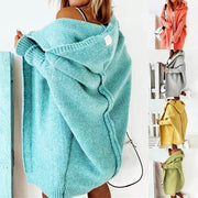 Leire | Jersey de Punto Oversize Mujer con Capucha