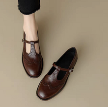 Leire | Mary Jane Shoes Mujer Correa en T Punta Redonda