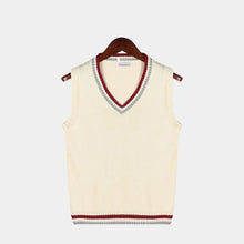 Hugo | Gilet Chaleco de Punto Hombre Cuello V Cable Knit
