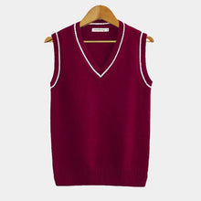 Hugo | Gilet Chaleco de Punto Hombre Cuello V Cable Knit