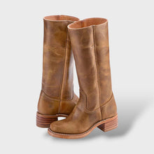 Lola | Botas Camperas de Piel Mujer Caña Alta