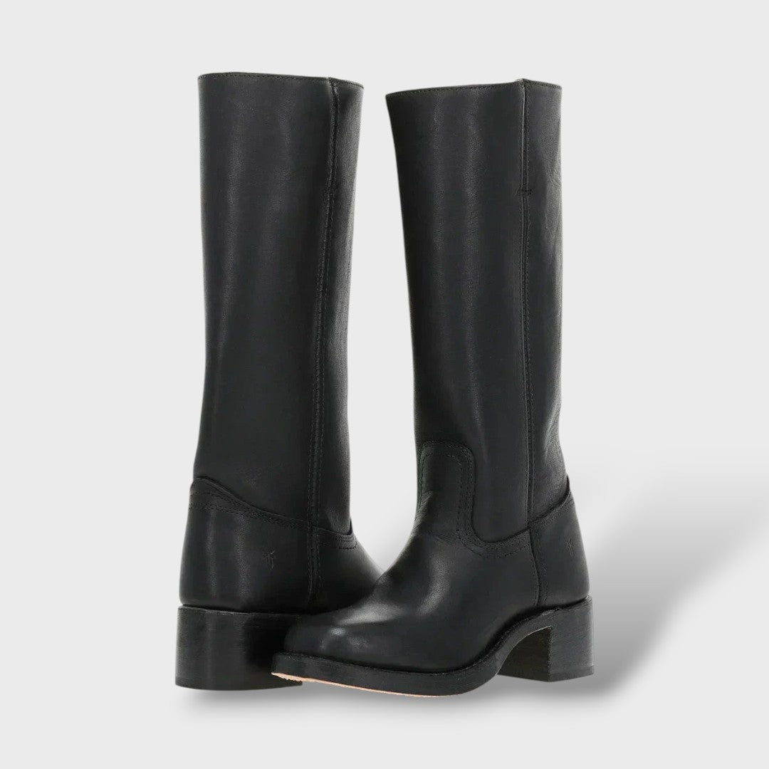 Lola | Botas Camperas de Piel Mujer Caña Alta