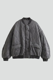 Lola | Chaqueta Bomber Acolchada Mujer Oversize Botones Presión