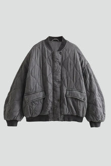 Lola | Chaqueta Bomber Acolchada Mujer Oversize Botones Presión