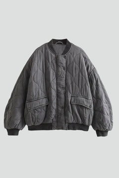 Lola | Chaqueta Bomber Acolchada Mujer Oversize Botones Presión