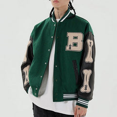 Lorena | Varsity Jacket Mujer Bordada Corta