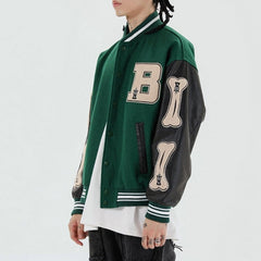 Lorena | Varsity Jacket Mujer Bordada Corta