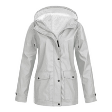 Lourdes | Chubasquero Impermeable con Forro Mujer Capucha Ajustable