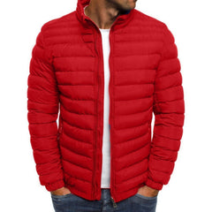 Lucas | Cazadora Acolchada Hombre Invierno Cuello Alto Cremallera