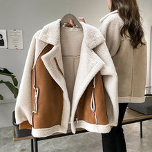 Macarena | Chaqueta de Borreguito de Ante Mujer Cremallera Oversize