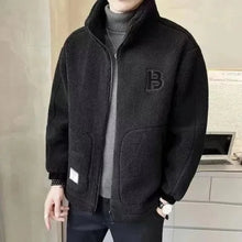Marcos | Chaqueta de Borreguito Hombre Invierno con Capucha Cremallera