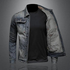 Marcos | Chaqueta Vaquera Hombre Vintage Multibolsillos