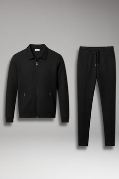Marcos | Conjunto Chándal Deportivo Hombre Textura Waffle Cremallera