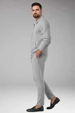 Marcos | Conjunto Chándal Deportivo Hombre Textura Waffle Cremallera
