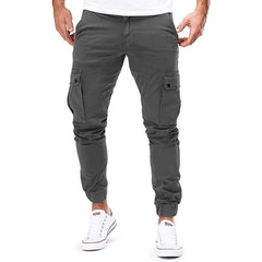 Marcos | Pantalón Deportivo Cargo Hombre Cintura Elástica Bolsillos