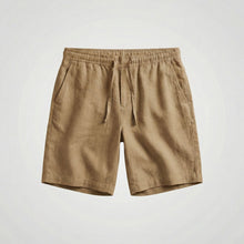 Mateo | Bermudas de Lino Hombre Cintura Elástica Cordón