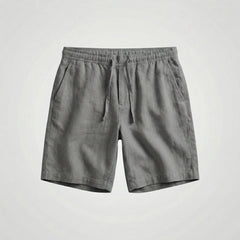 Mateo | Bermudas de Lino Hombre Cintura Elástica Cordón