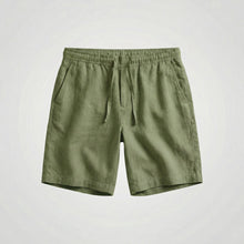 Mateo | Bermudas de Lino Hombre Cintura Elástica Cordón
