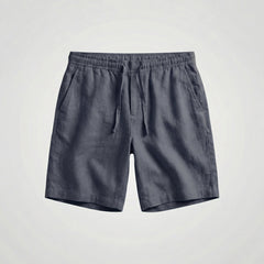 Mateo | Bermudas de Lino Hombre Cintura Elástica Cordón