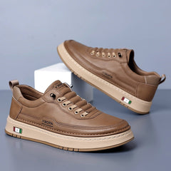 Mateo | Zapatillas Casual de Cuero Hombre Suela Acolchada