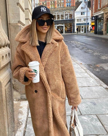Mencía | Abrigo de Borreguito Largo Mujer Oversize