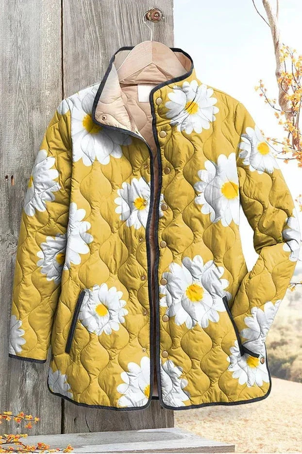 Mencía | Women's Floral Patchwork Quilted Jacket