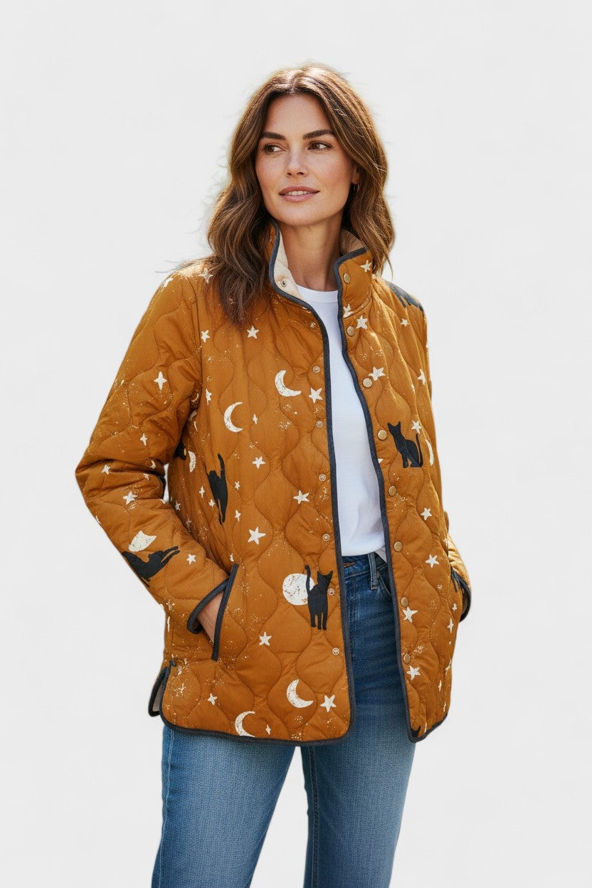 Mencía | Women's Floral Patchwork Quilted Jacket