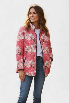 Mencía | Women's Floral Patchwork Quilted Jacket