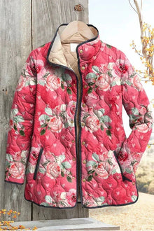 Mencía | Women's Floral Patchwork Quilted Jacket
