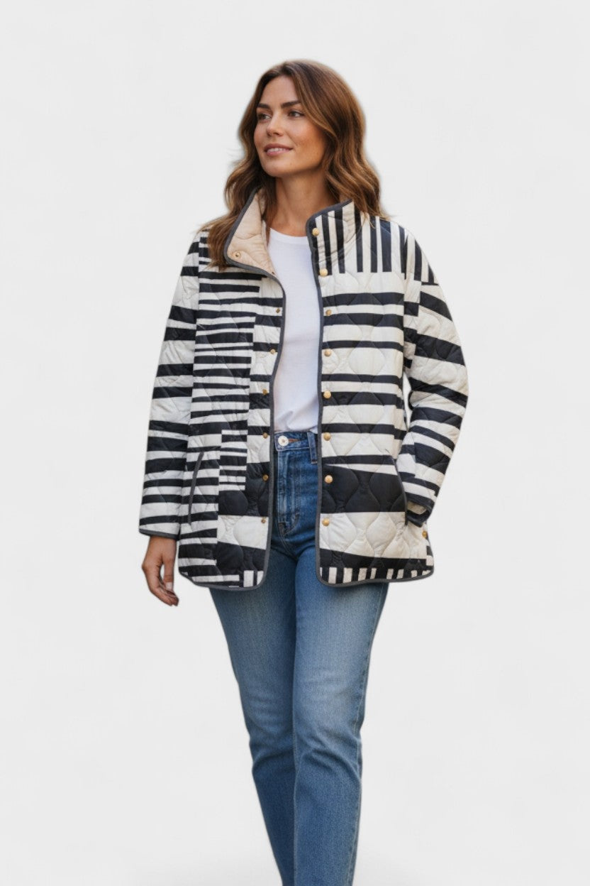 Mencía | Women's Floral Patchwork Quilted Jacket