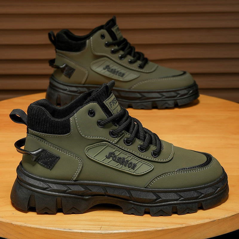 Mikel | Botas de Trekking Hombre Suela Gruesa Caña Alta