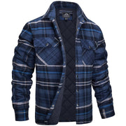 Mikel | Camisa Chaqueta de Franela Acolchada Hombre Cuadros