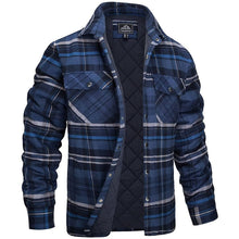 Mikel | Camisa Chaqueta de Franela Acolchada Hombre Cuadros
