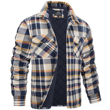 Mikel | Camisa Chaqueta de Franela Acolchada Hombre Cuadros