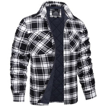 Mikel | Camisa Chaqueta de Franela Acolchada Hombre Cuadros